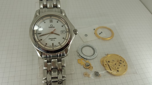 ロレックス、オメガ、タグホイヤーなど時計修理の例